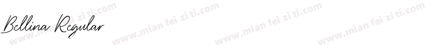 Bellina Regular字体转换